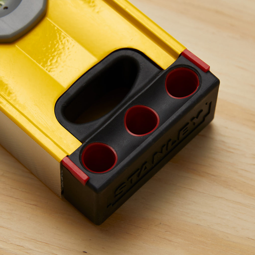 Stanley 1200mm / 48" FatMax Spirit Level 3 Vials ( 1-43-548) end bumper