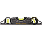 Stanley 250mm / 10" FatMax Xtreme Torpedo Level 3 Vials (0-43-609) straight on view