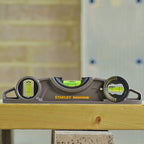 Stanley 250mm / 10" FatMax Xtreme Torpedo Level 3 Vials (0-43-609) in use 1