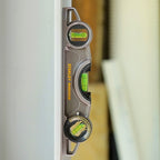 Stanley 250mm / 10" FatMax Xtreme Torpedo Level 3 Vials (0-43-609) in use 3