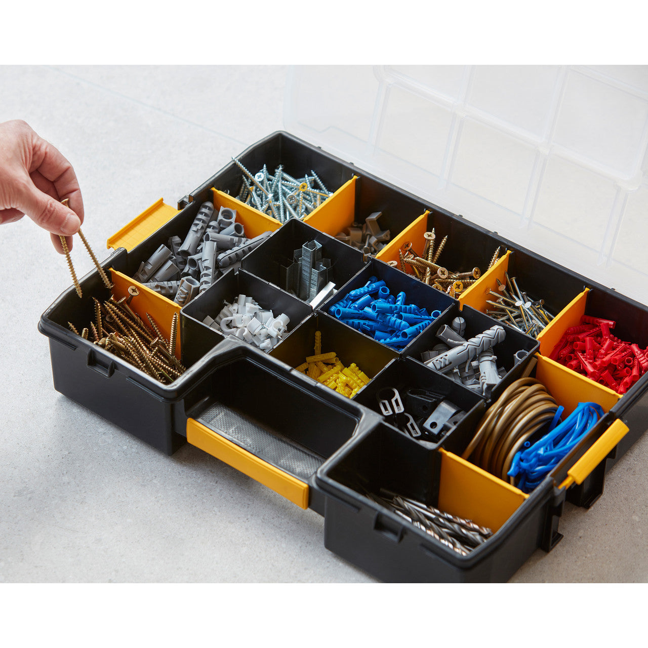 Stanley 1-94-745 Sort Master Seal Tight Professional Organiser full of accessories