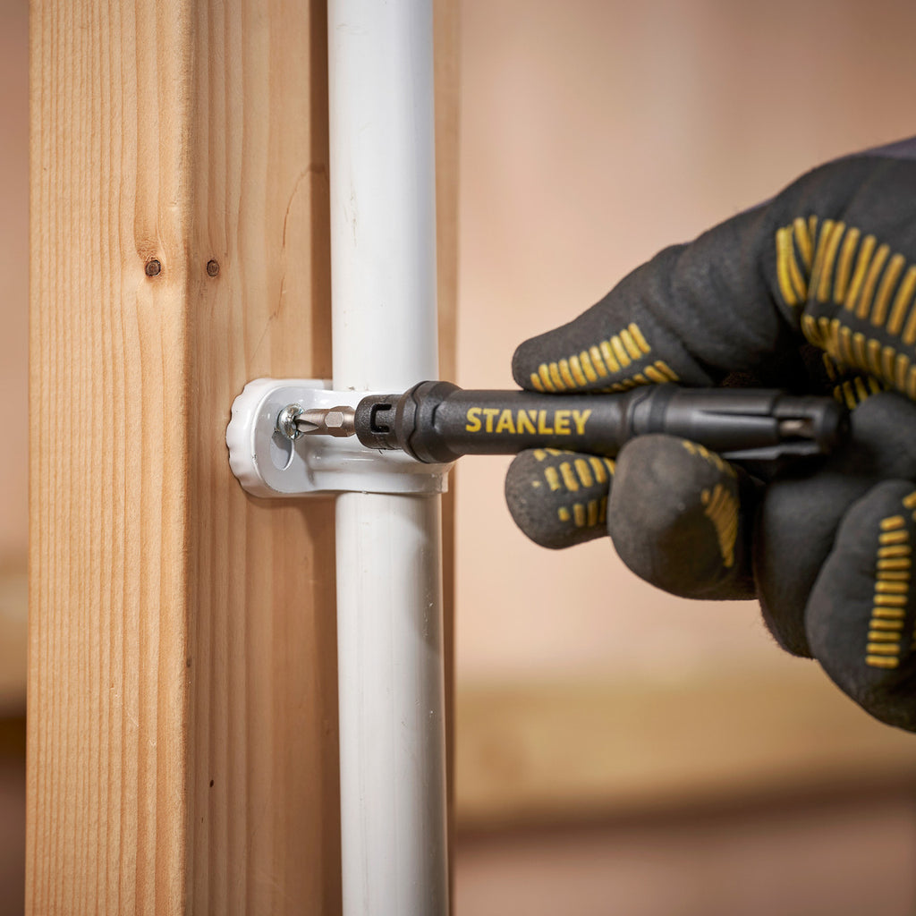 Stanley 66-344M 4-in-1 Pocket Screwdriver at work