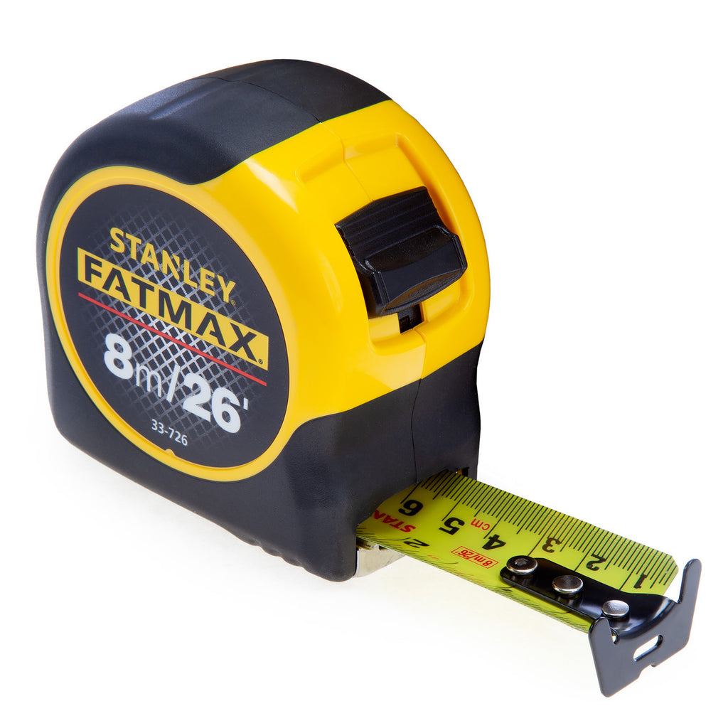 Stanley 0-33-726 FatMax Metric/Imperial Tape Measure with Blade Armor 8m main image