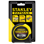 Stanley 0-33-726 FatMax Metric/Imperial Tape Measure with Blade Armor 8m in packaging
