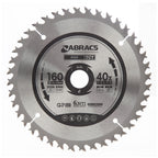 Abracs TCTC16040 TCT Cordless Circular Saw Blade for Wood 160 x 20mm x 40T