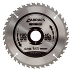 Abracs TCT19040 TCT Circular Saw Blade for Wood 190 x 30mm x 40T main image