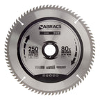 Abracs TCT25080 TCT Circular Saw Blade for Wood 250 x 30mm x 80T main image