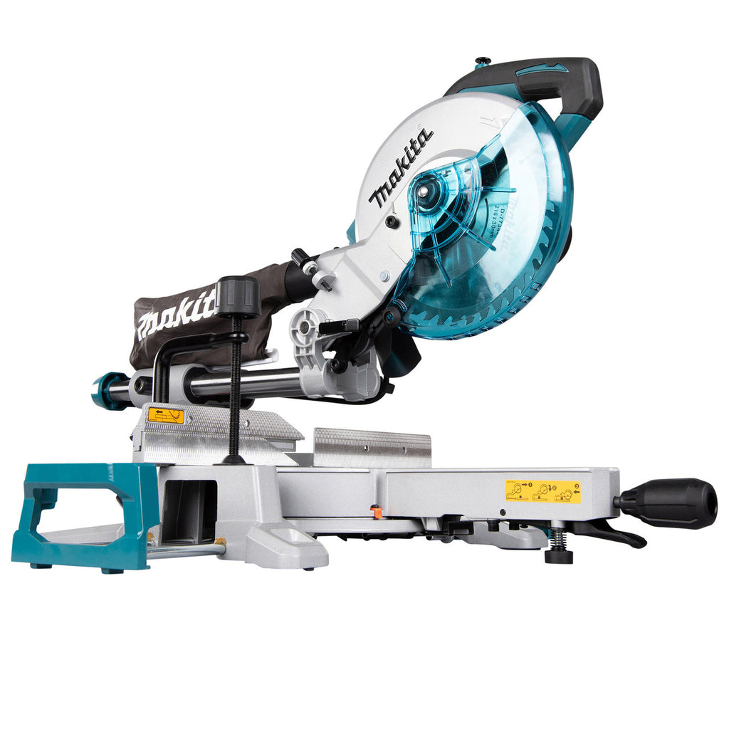 Makita LS0816F 216mm Sliding Compound Mitre Saw (110V) angled view