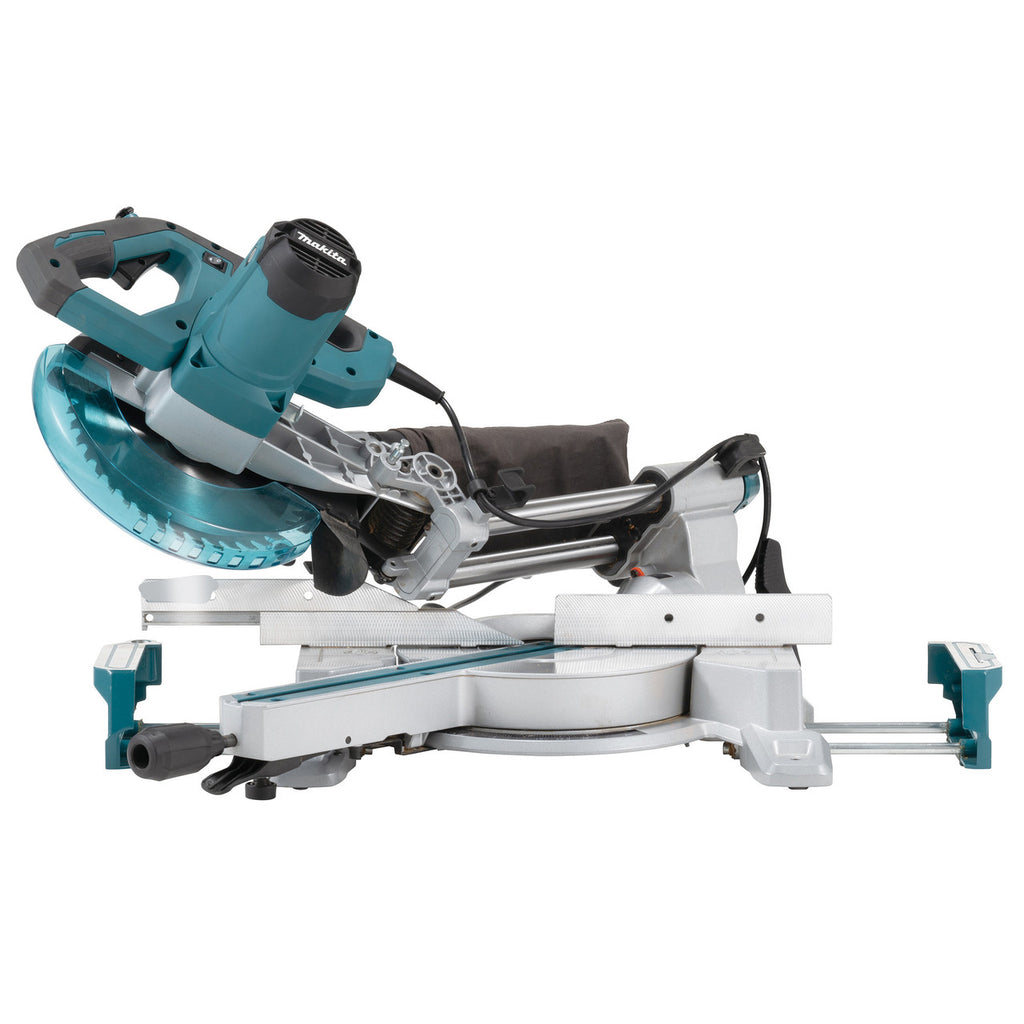 Makita LS0816F 216mm Sliding Compound Mitre Saw (110V) bevelled view