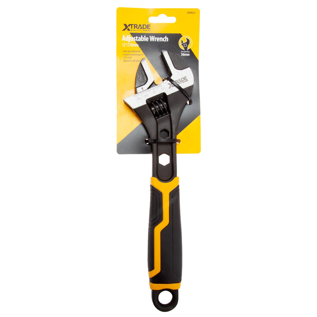 XTrade X0900201 Adjustable Wrench 12" / 310mm in packaging