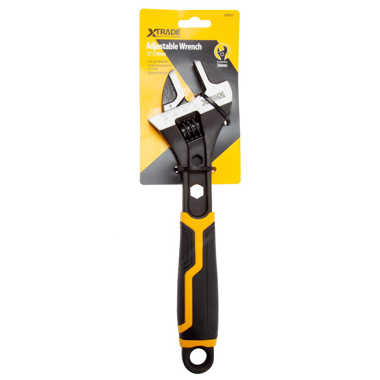 XTrade X0900201 Adjustable Wrench 12" / 310mm in packaging