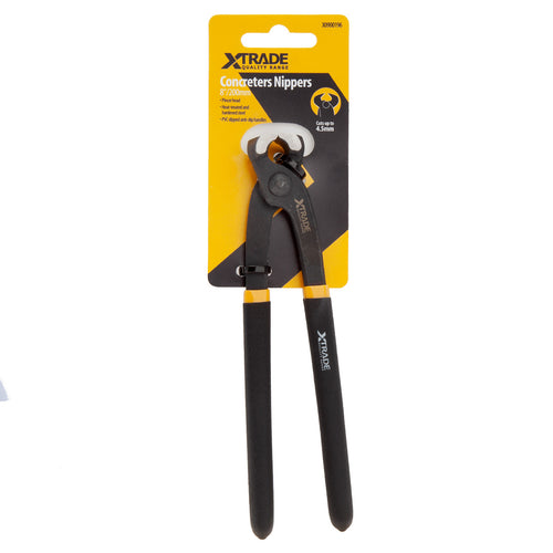 XTrade X0900196 Concreters Nippers 8"/200mm in packaging
