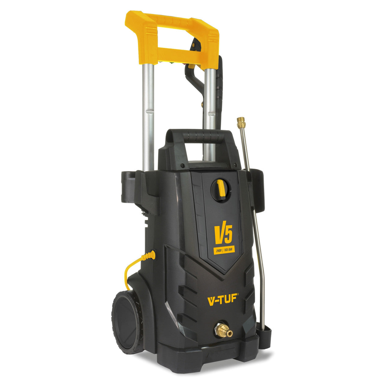 V-TUF V5 X2 Pressure Washer 165Bar (240V) side view handle up