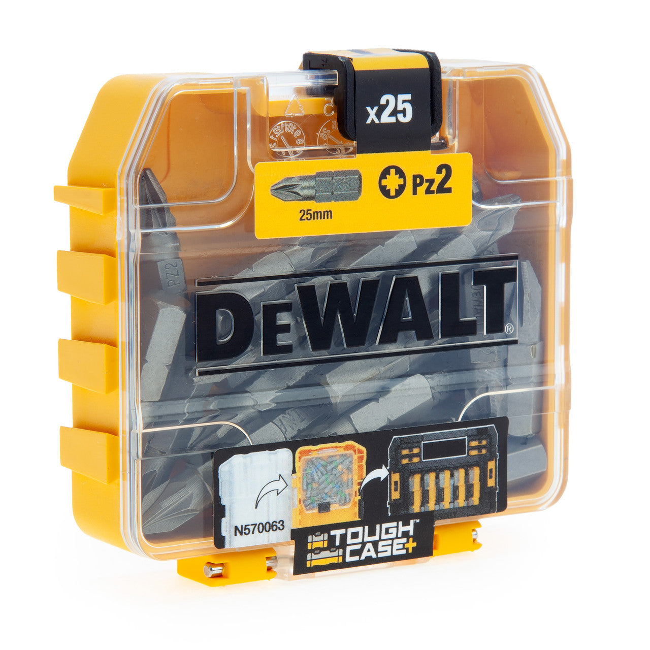 Dewalt DT71521-QZ PZ2 Screwdriving Bits In Tic Tac Box 25mm (Pack of 25) 3