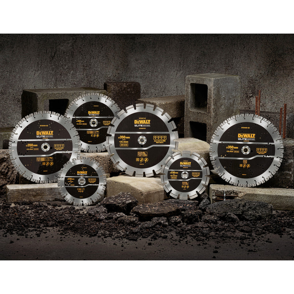 Dewalt DT20462 ELITE Diamond Segmented Wheel 230mm x 22.23mm 5