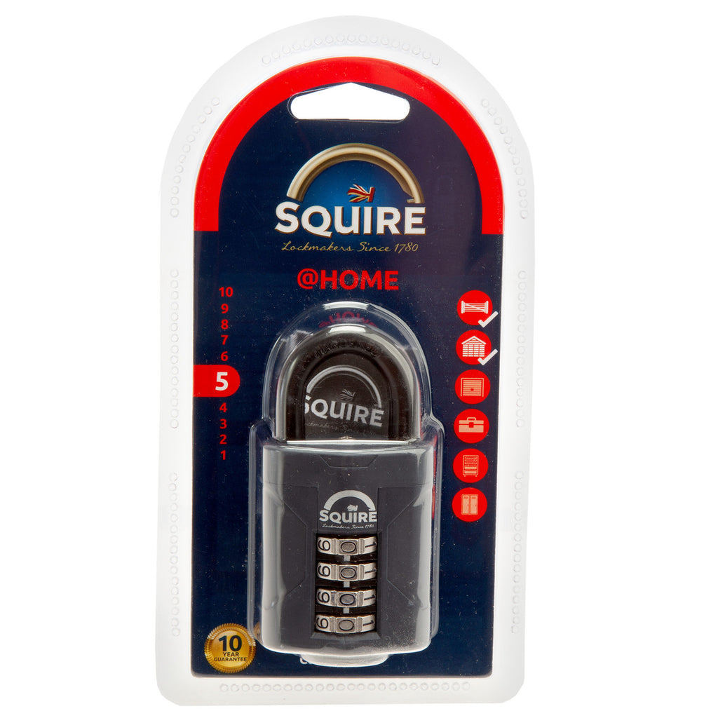 Henry Squire CP50 Recodable Combination Padlock Open Shackle 2