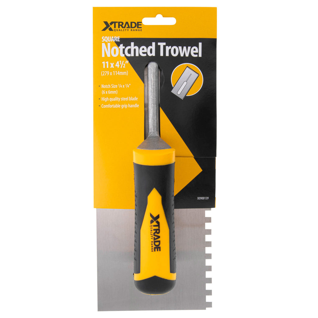 XTrade X0900139 Square Notched Trowel 11″ / 279mm 2