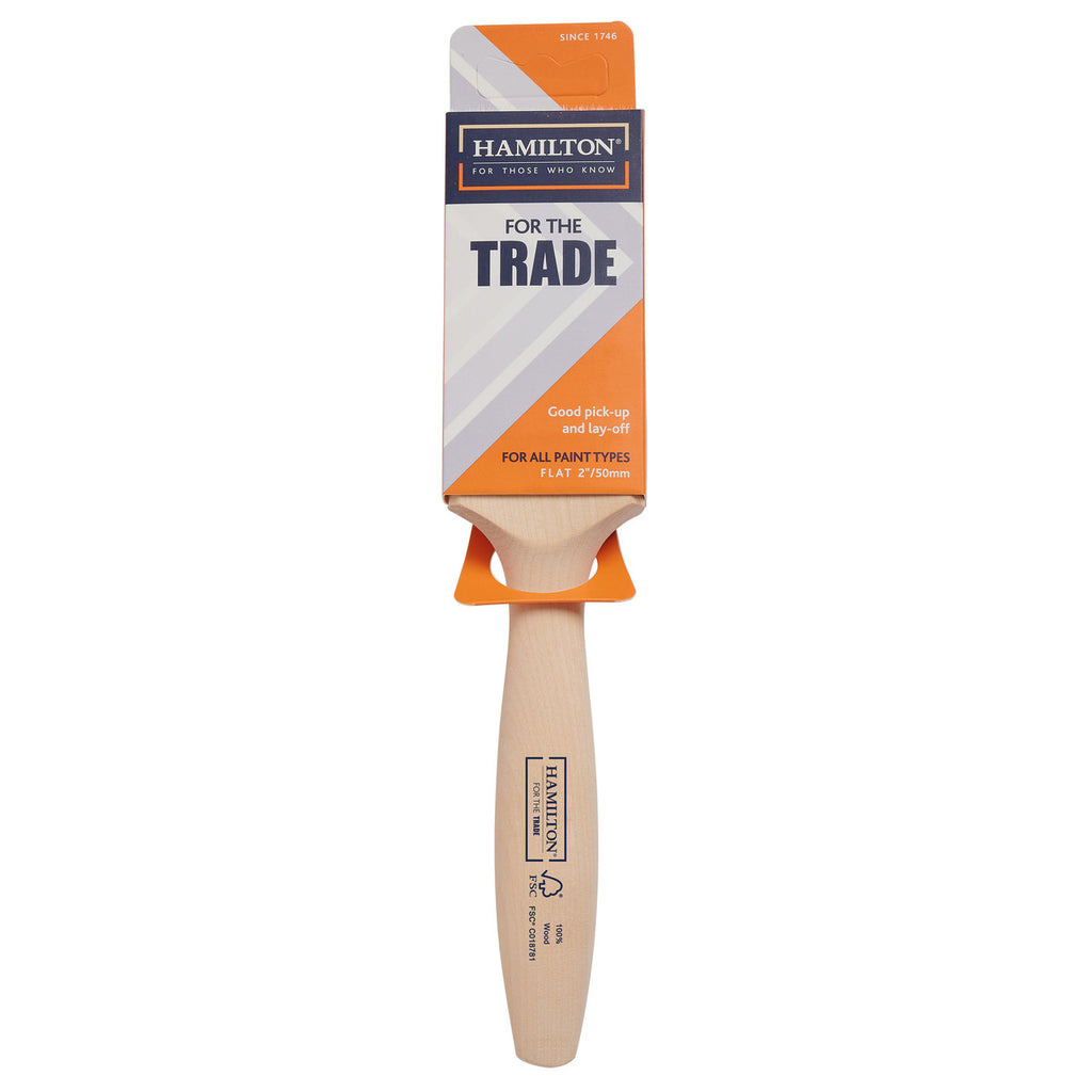 For The Trade 3101001-20 Fine Tip Flat Brush 2 Inch 2