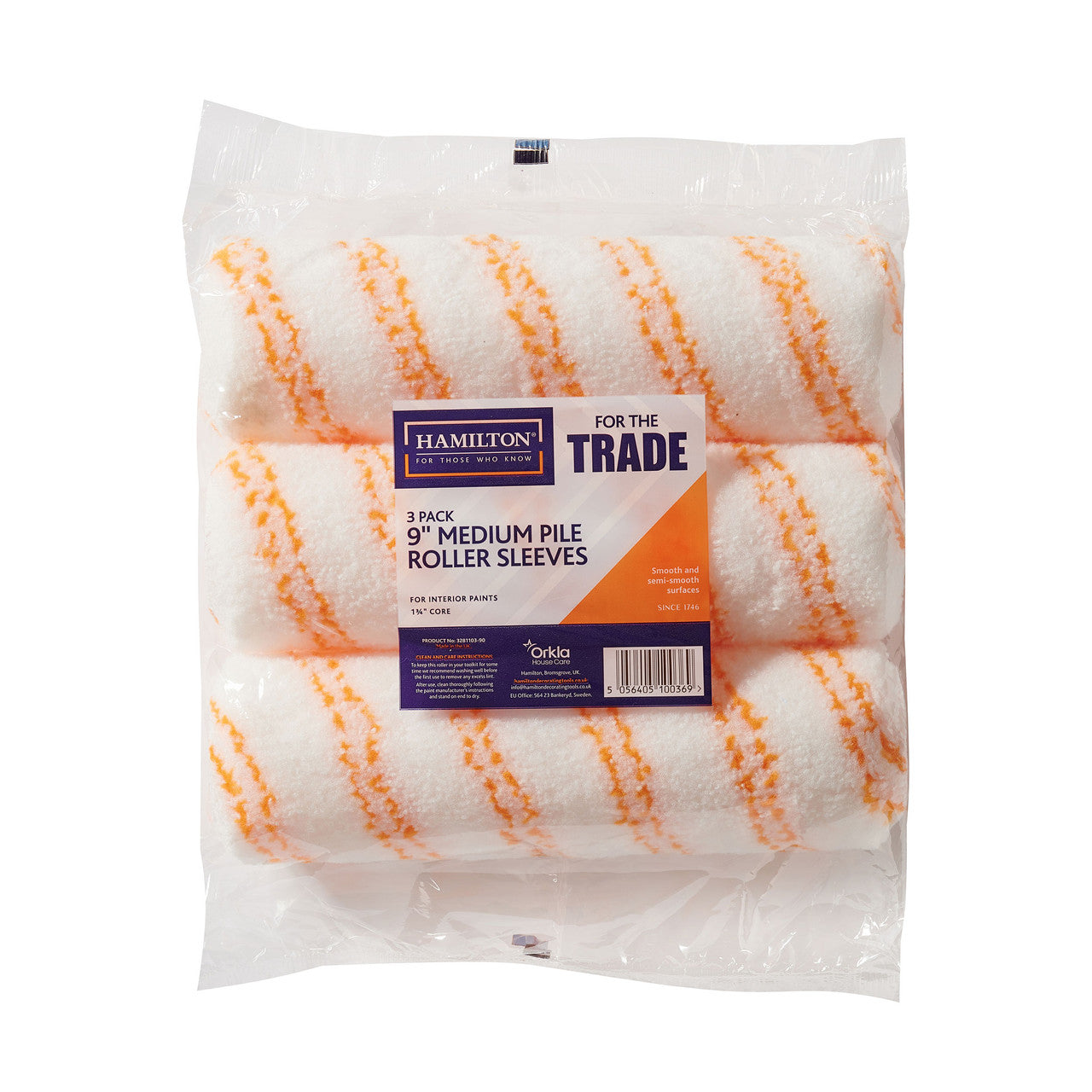 For The Trade 3281103-90 Medium Pile Roller Sleeves 9"