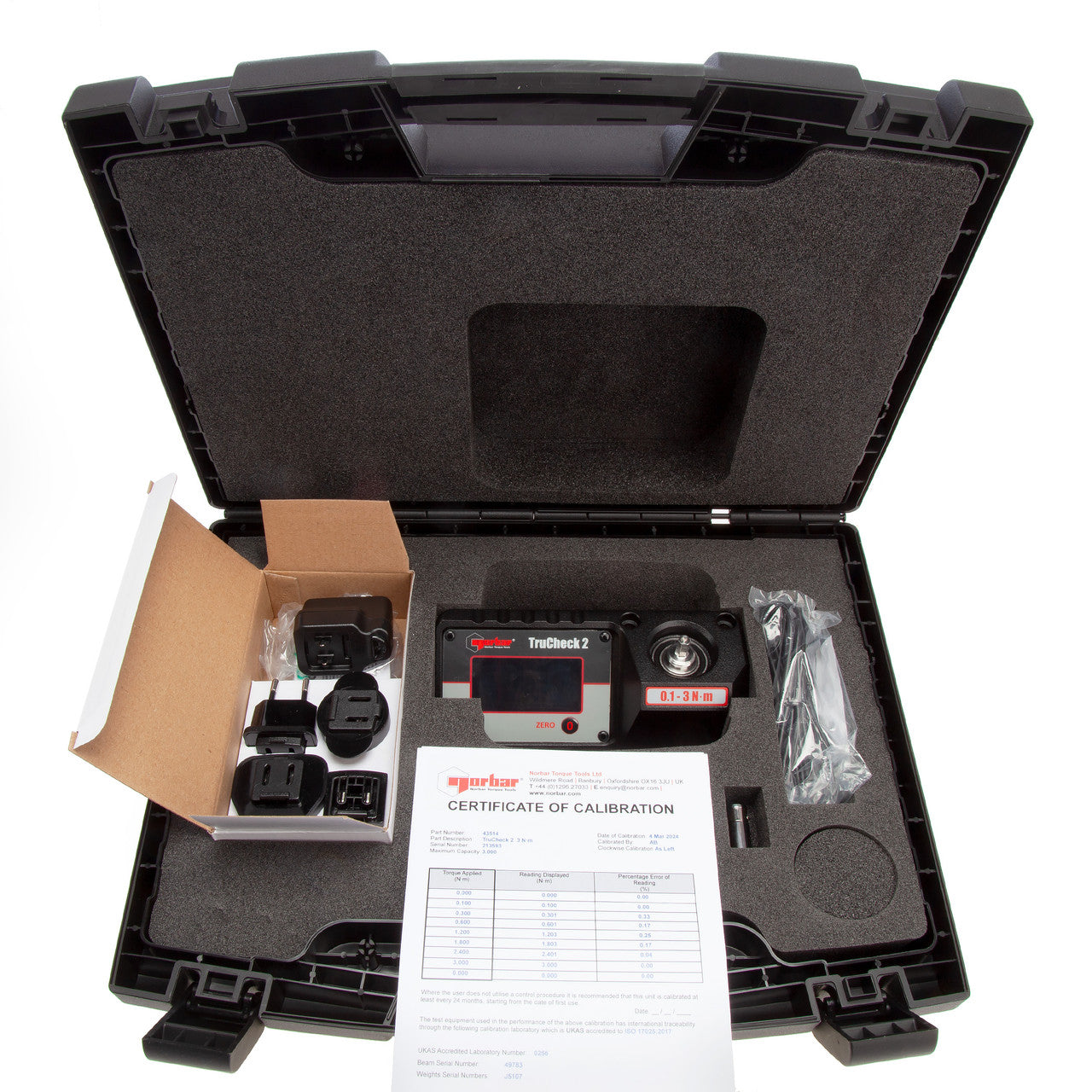 Norbar 43514 TruCheck 2 Torque Wrench Checker Basic 0.1 - 3 N·m 2