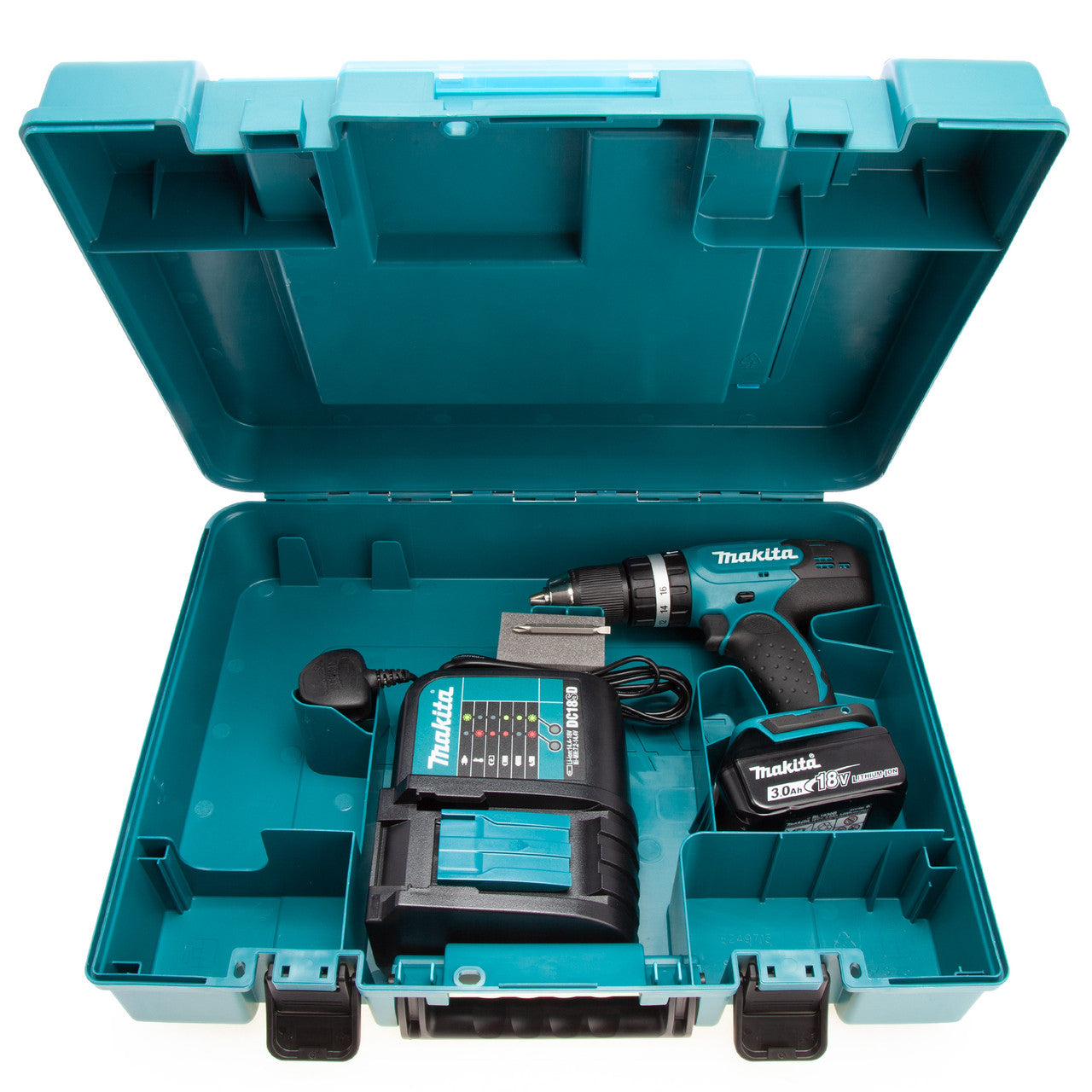 Makita DHP453SF 18V Cordless Combi Drill (1 x 3.0Ah Battery) 5