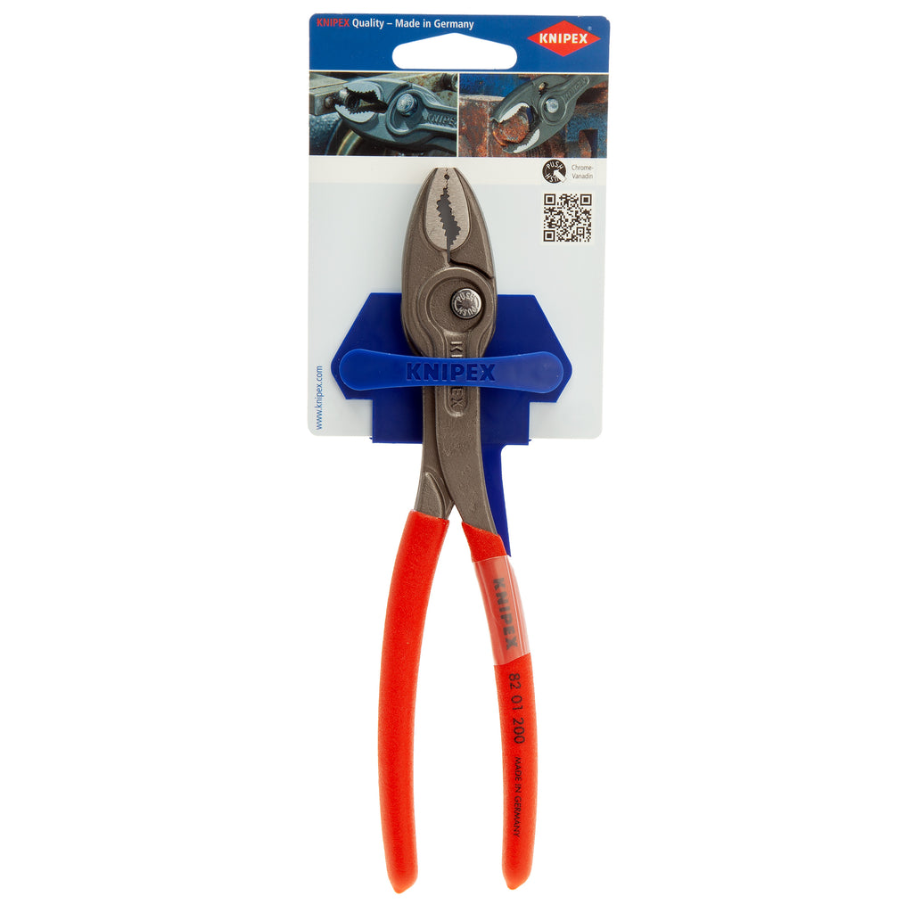 Knipex 82 01 200 SB TwinGrip Slip Joint Pliers 200mm