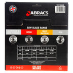 Abracs TCT18448 TCT Circular Saw Blade for Wood 184 x 30mm x 48T 3