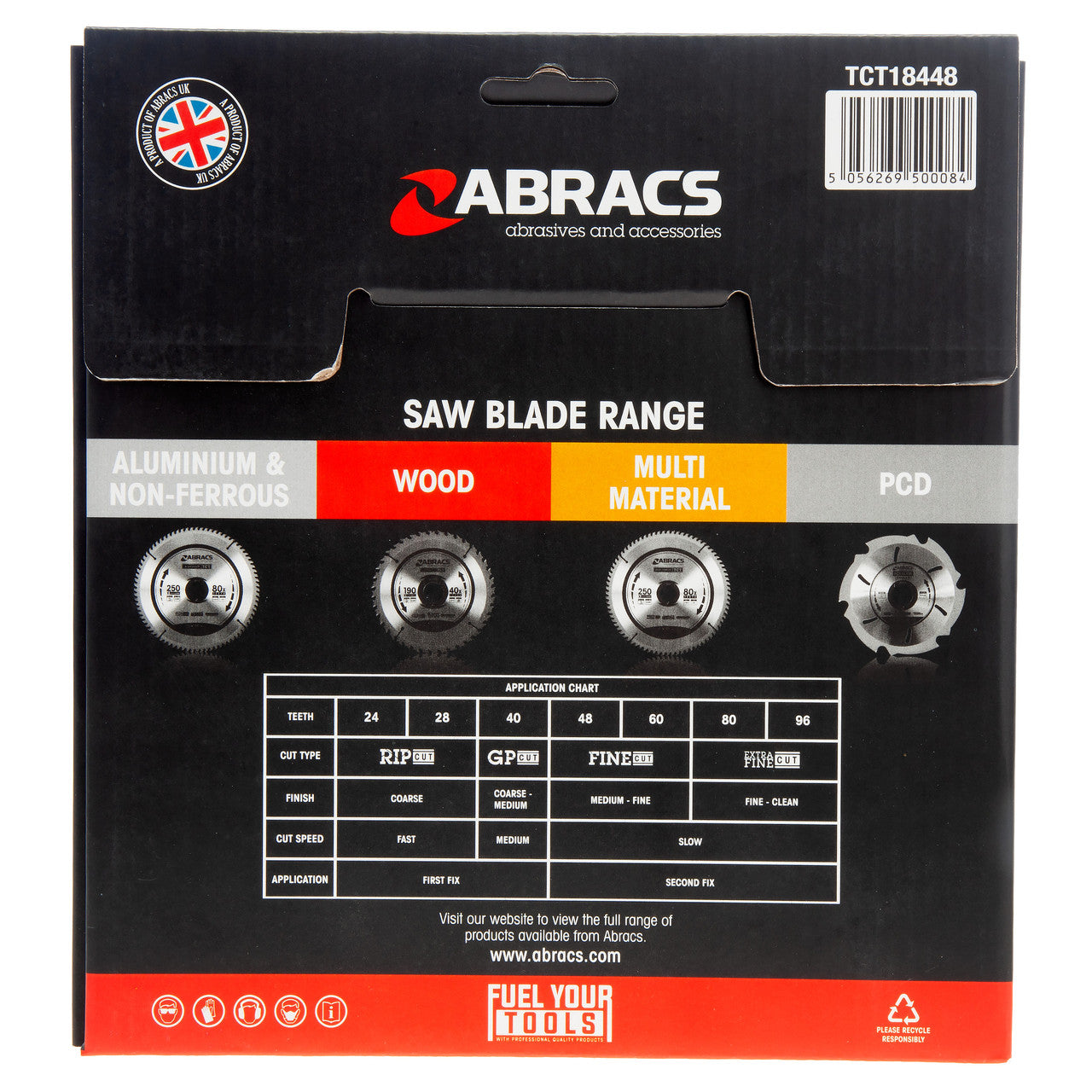 Abracs TCT18448 TCT Circular Saw Blade for Wood 184 x 30mm x 48T 3