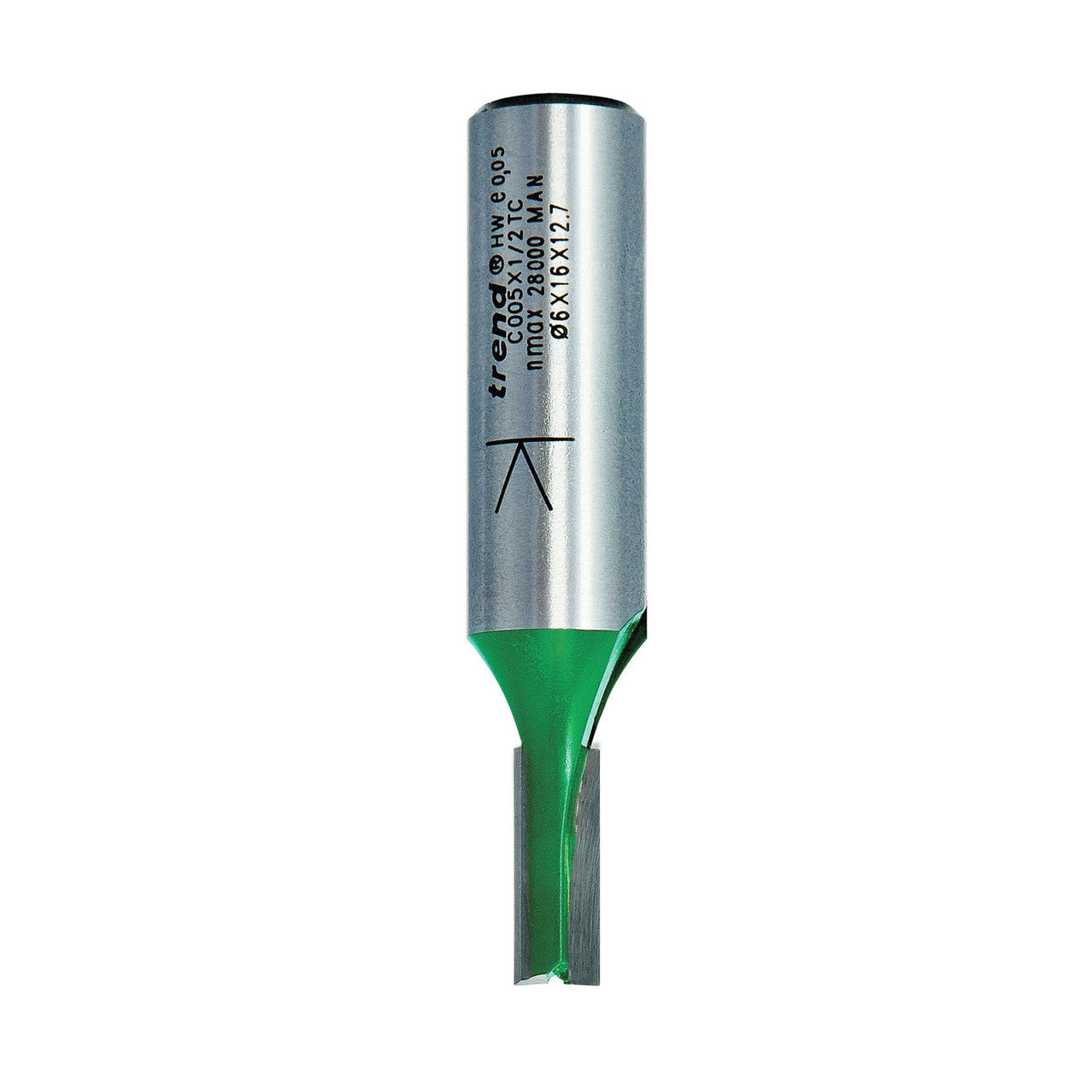 Trend C005X1/2TC CraftPro Two Flute Cutter 6mm Diameter 2