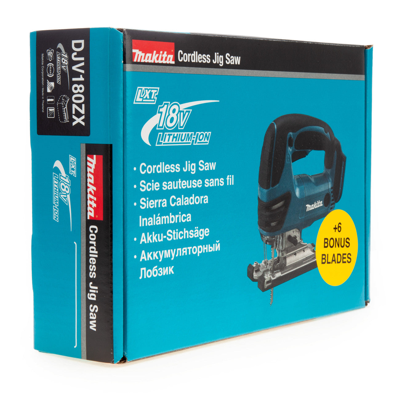 Makita DJV180ZX 18V LXT Pendulum Jigsaw with 12 Blades (Body Only) 2