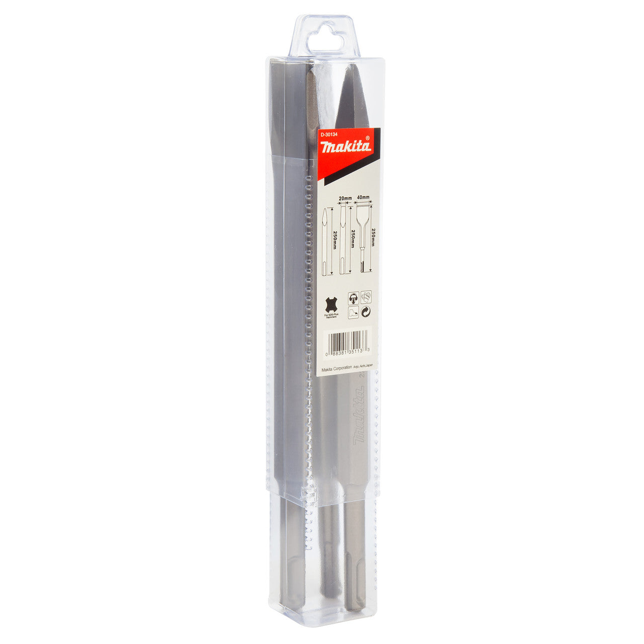 Makita D-30134 SDS+ Chisel Set (3 Piece) 2
