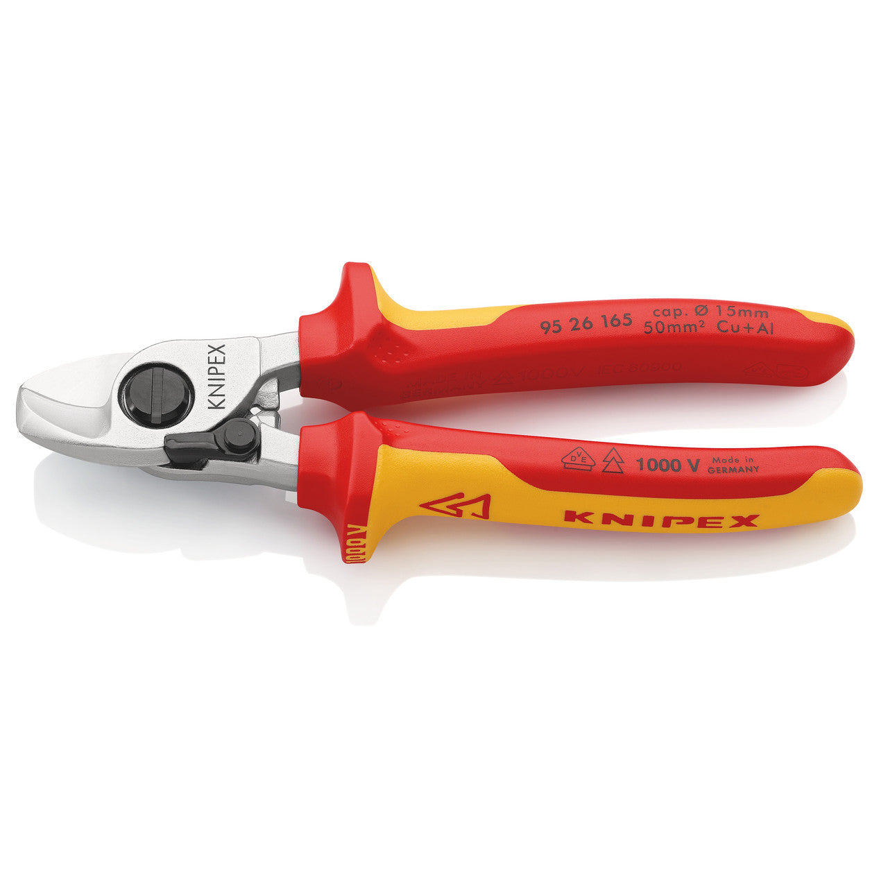 Knipex 9526165 Cable Shears with Opening Spring VDE 1000V 165mm 2