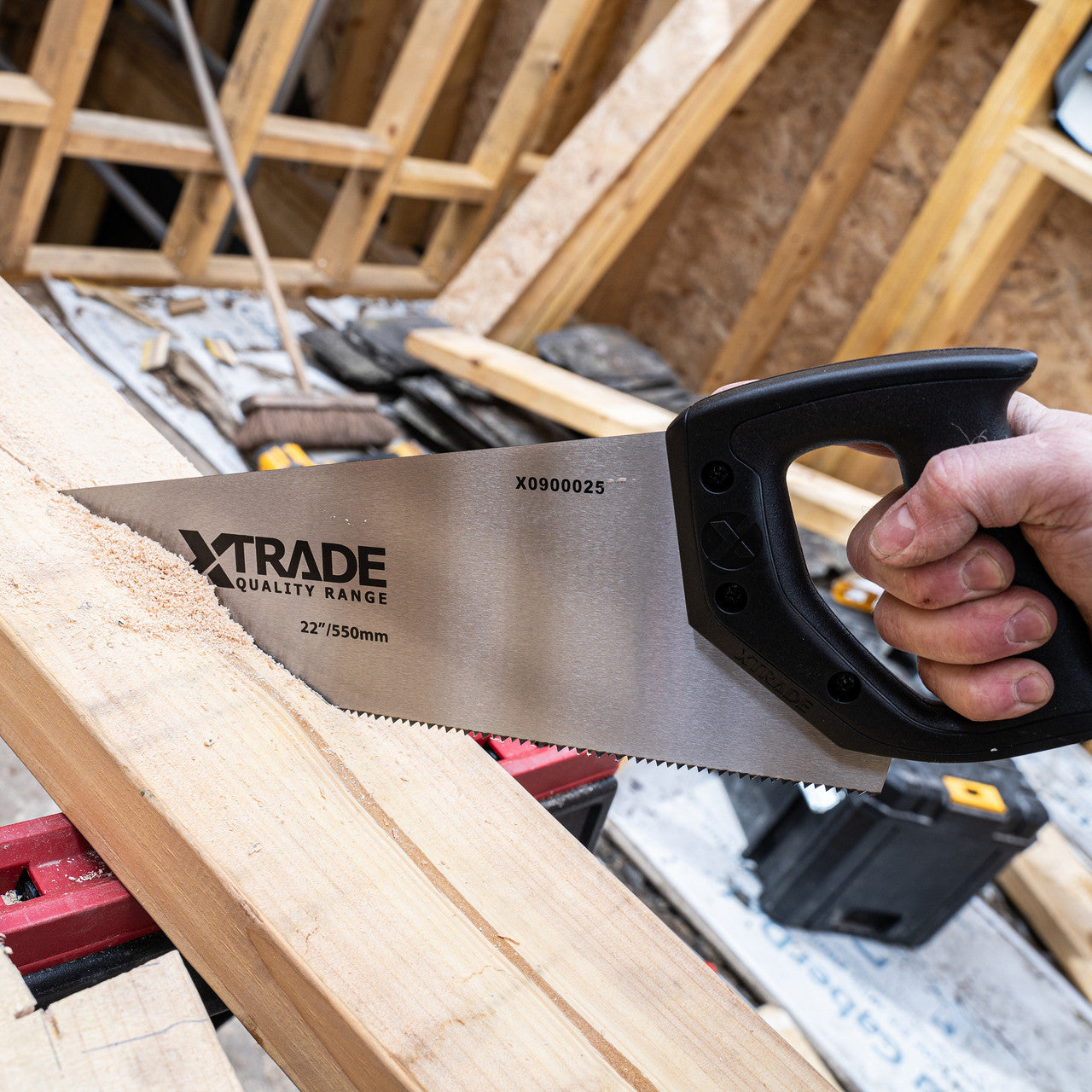 XTrade X0900025 Hardpoint Hand Saw 550mm (22") 7