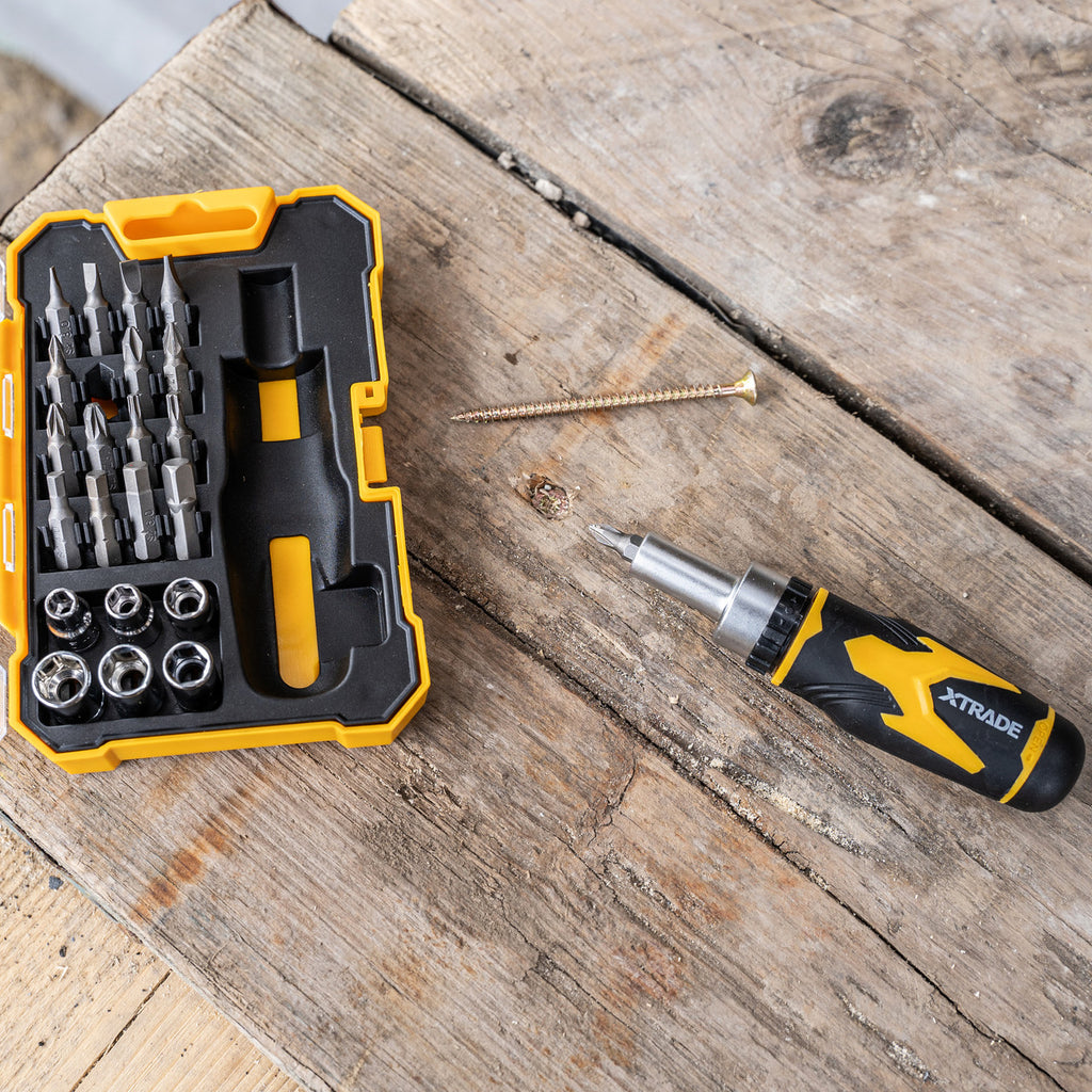 XTrade X0900076 Ratchet Bit Driver & Socket Set (23 Piece) 3