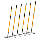Groundhog G1300014-6 Sharp Edge Soil Rake 14” (Pack of 6)