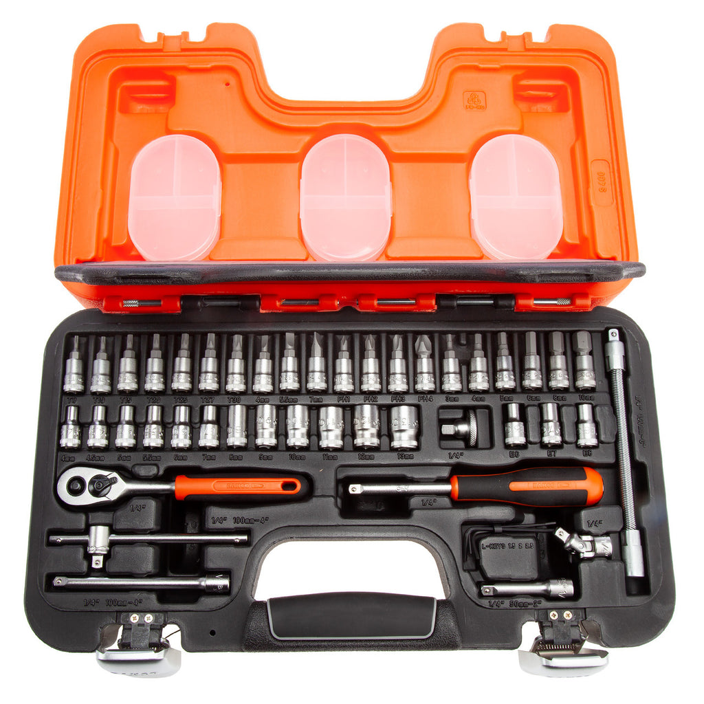 Bahco S460 Bit and Socket Set 1/4in Dynamic Drive (46 Piece) 2