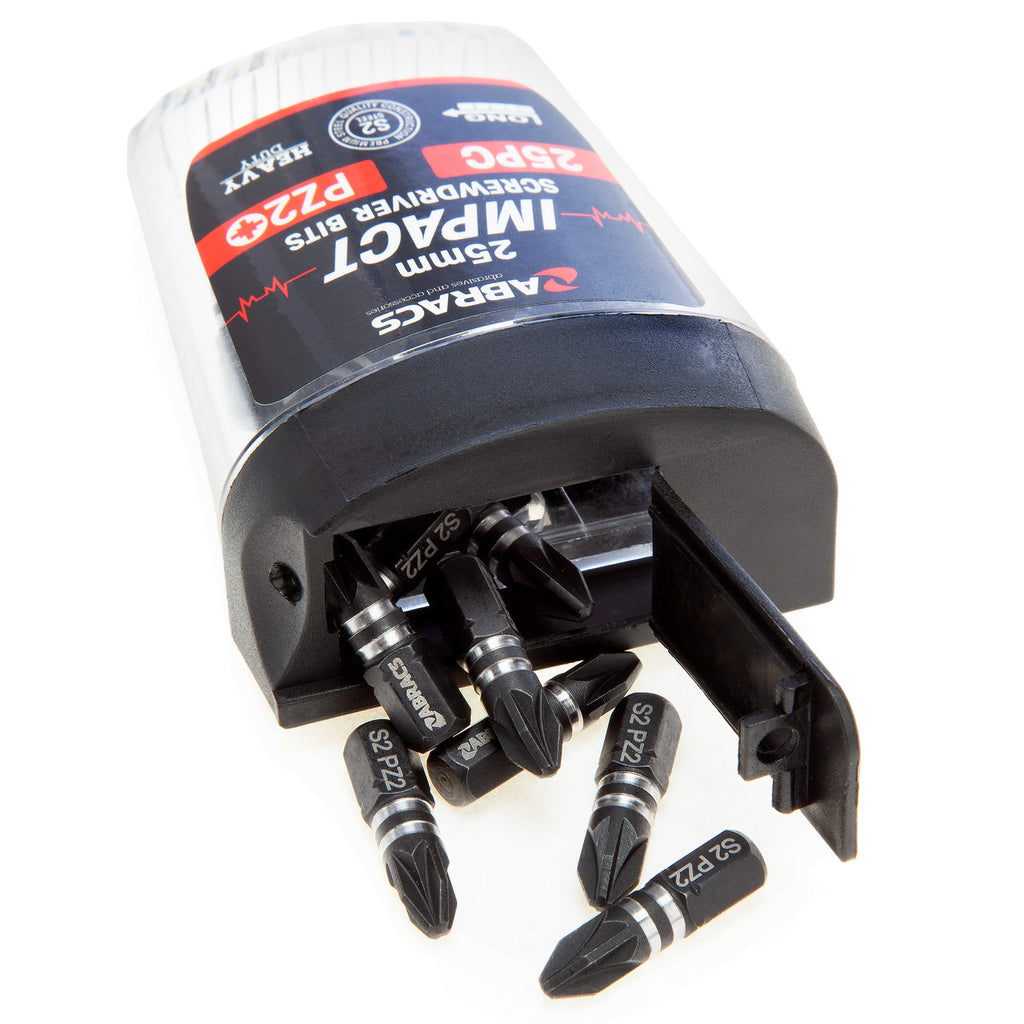 Abracs IPZ22525 PZ2 Impact Screwdriver Bits 25mm (Pack Of 25) 3