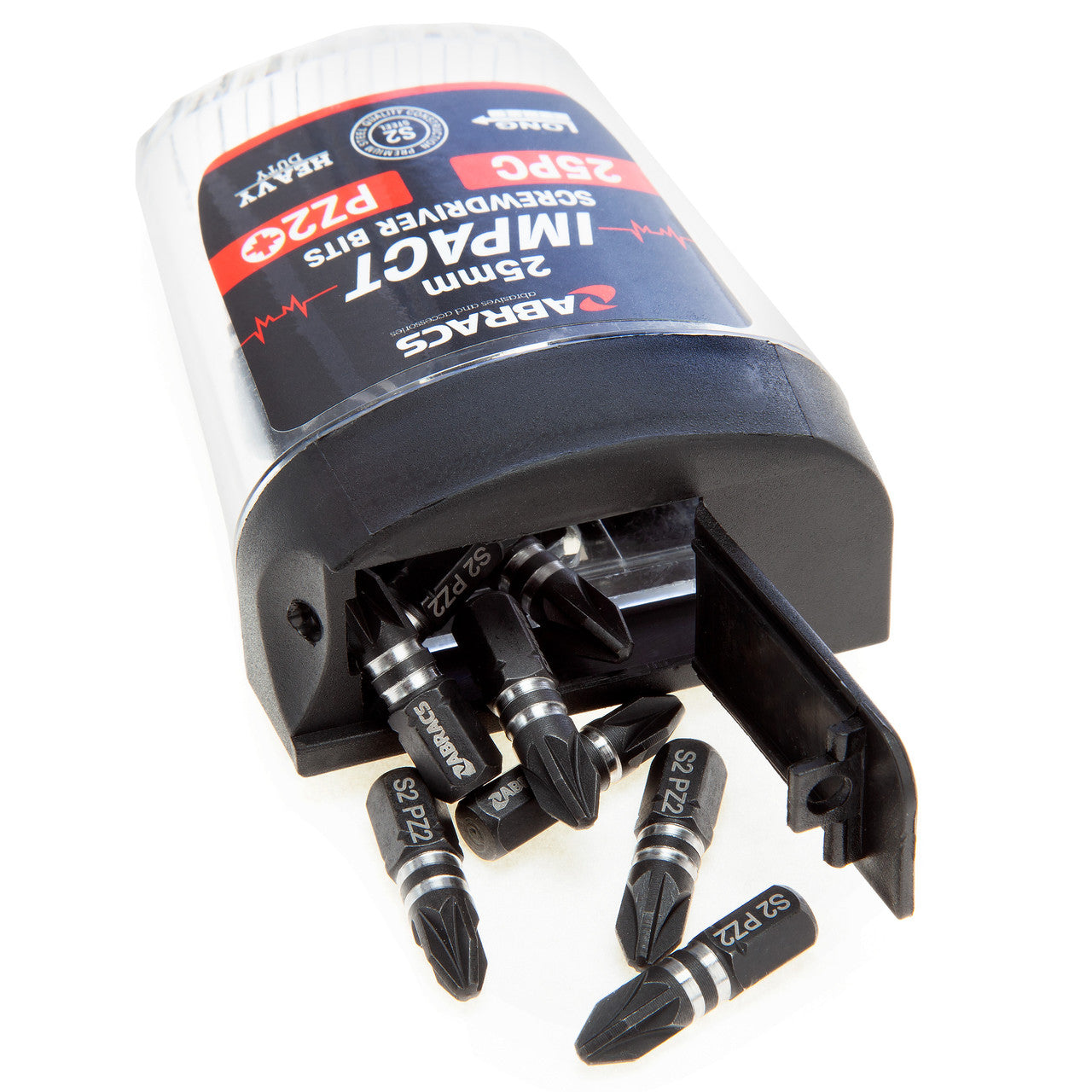 Abracs IPZ22525 PZ2 Impact Screwdriver Bits 25mm (Pack Of 25) 3