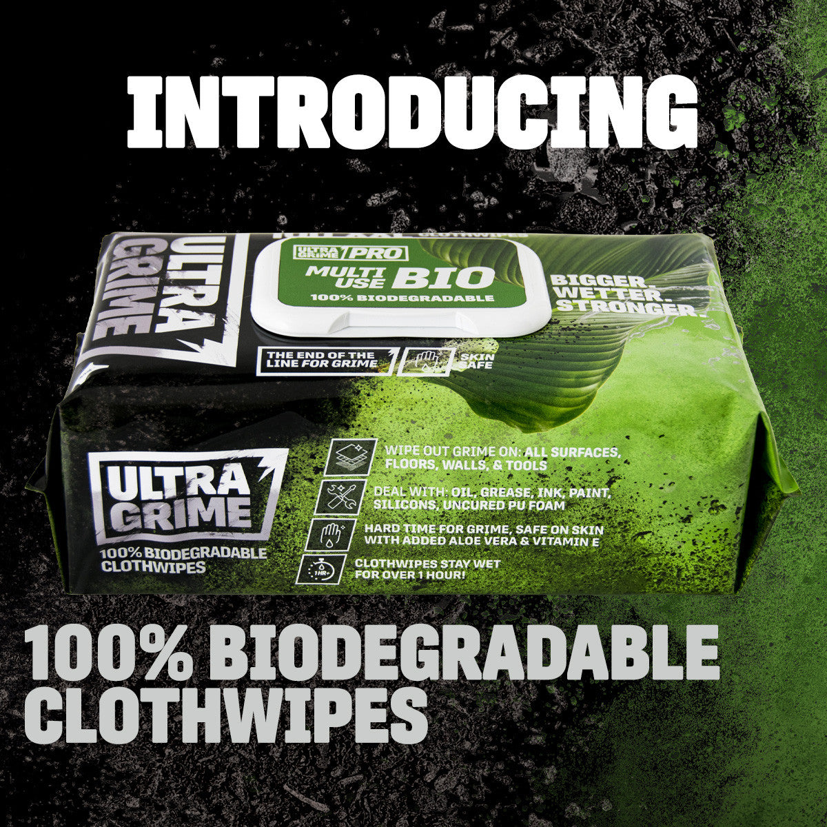 UltraGrime Pro 5940 Multiuse Bio XXL+ Clothwipes (100 Pack x 6 in CDU) 2