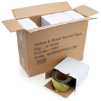 Yellow & Black Barrier Tape 500m x 70mm (Box of 10)