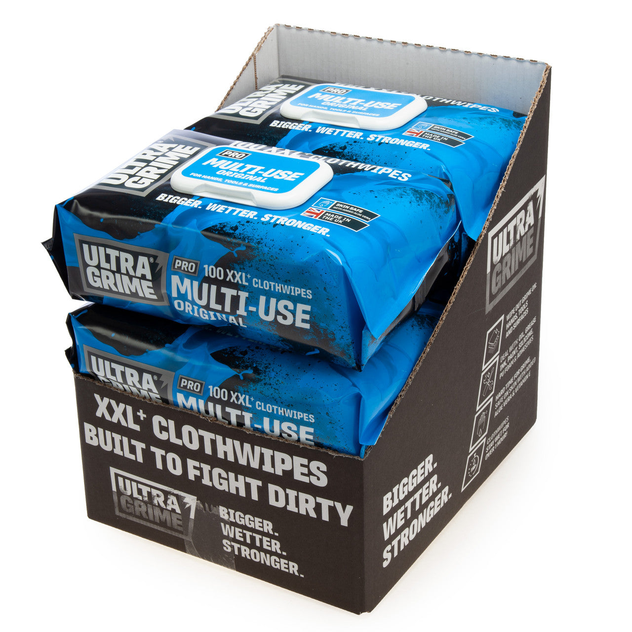 UltraGrime Pro 5900 Multiuse XXL+ Clothwipes (100 Pack x 6 in CDU)