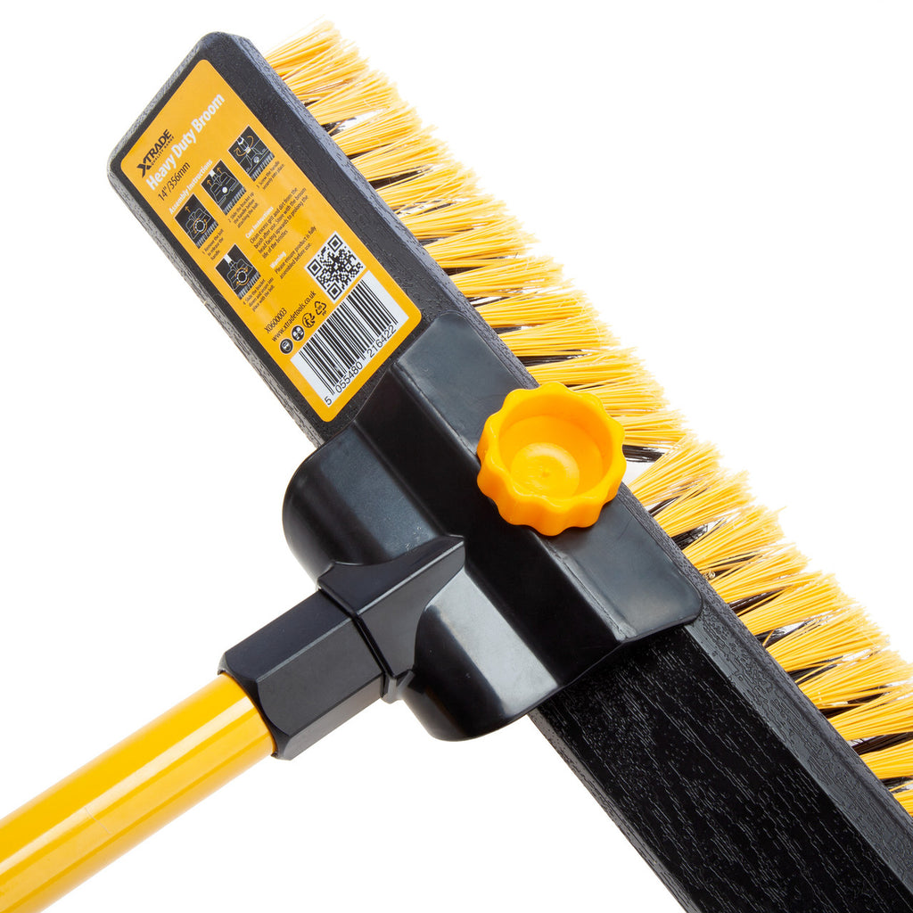 XTrade X0600003 Heavy Duty Broom 14"/356mm (Pack of 8) 4