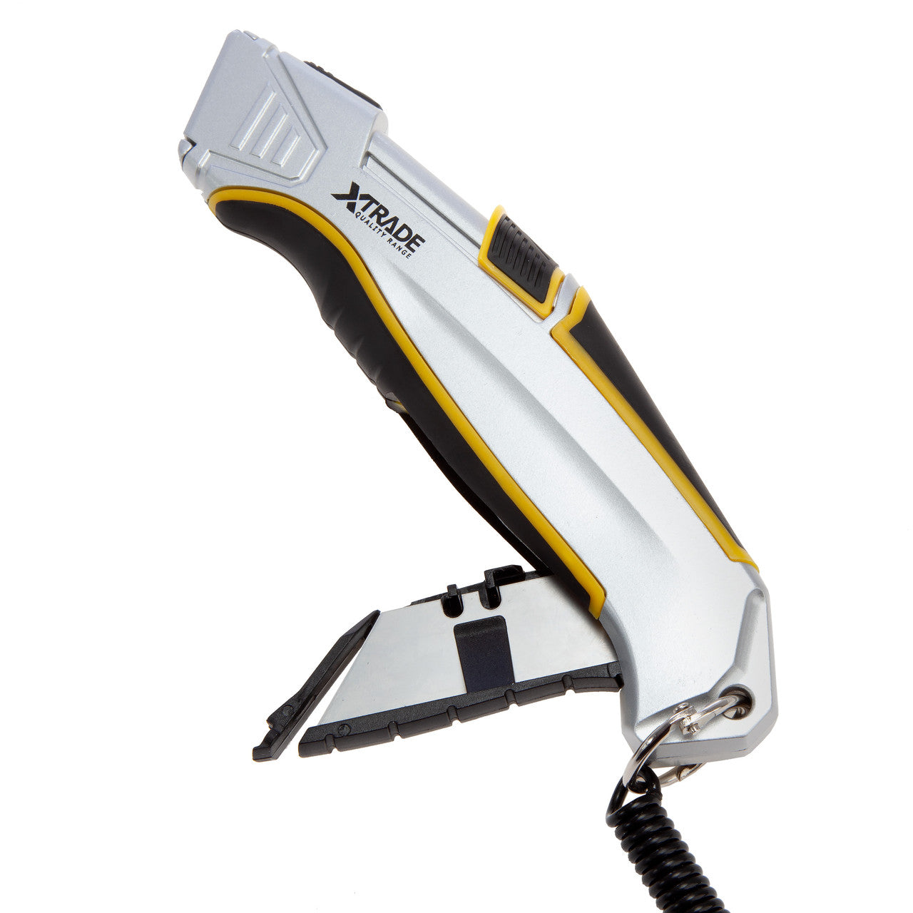 XTrade X0900150 Retractable Utility Knife with Sheath and 3 Blades 4