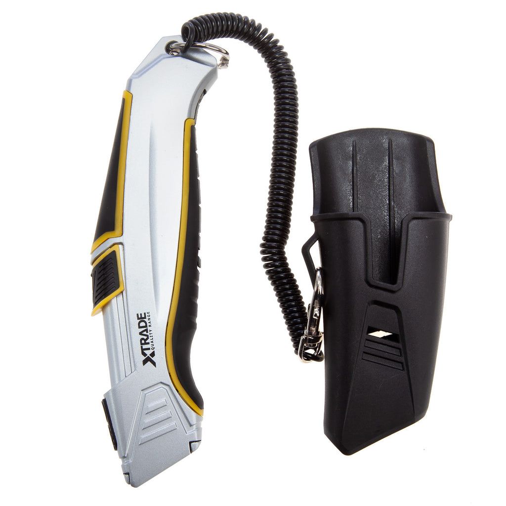 XTrade X0900150 Retractable Utility Knife with Sheath and 3 Blades 2