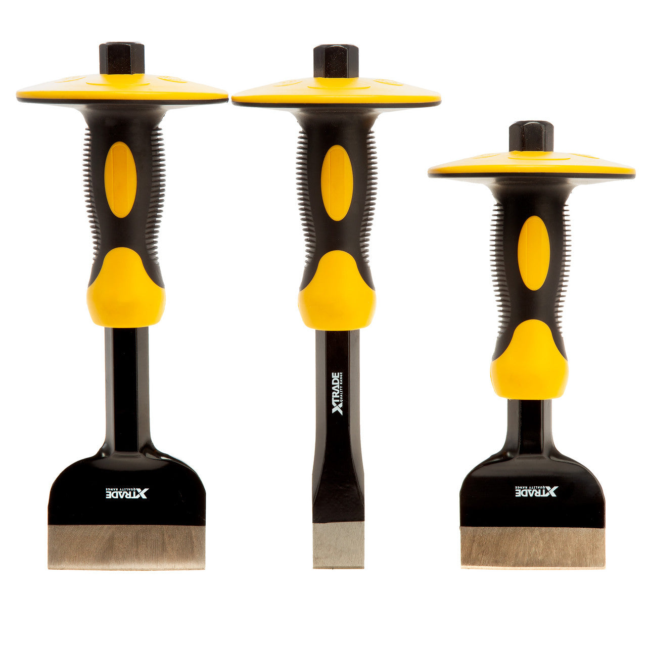 XTrade X0900148 Guarded Bolster and Cold Chisel Set (3 Piece)