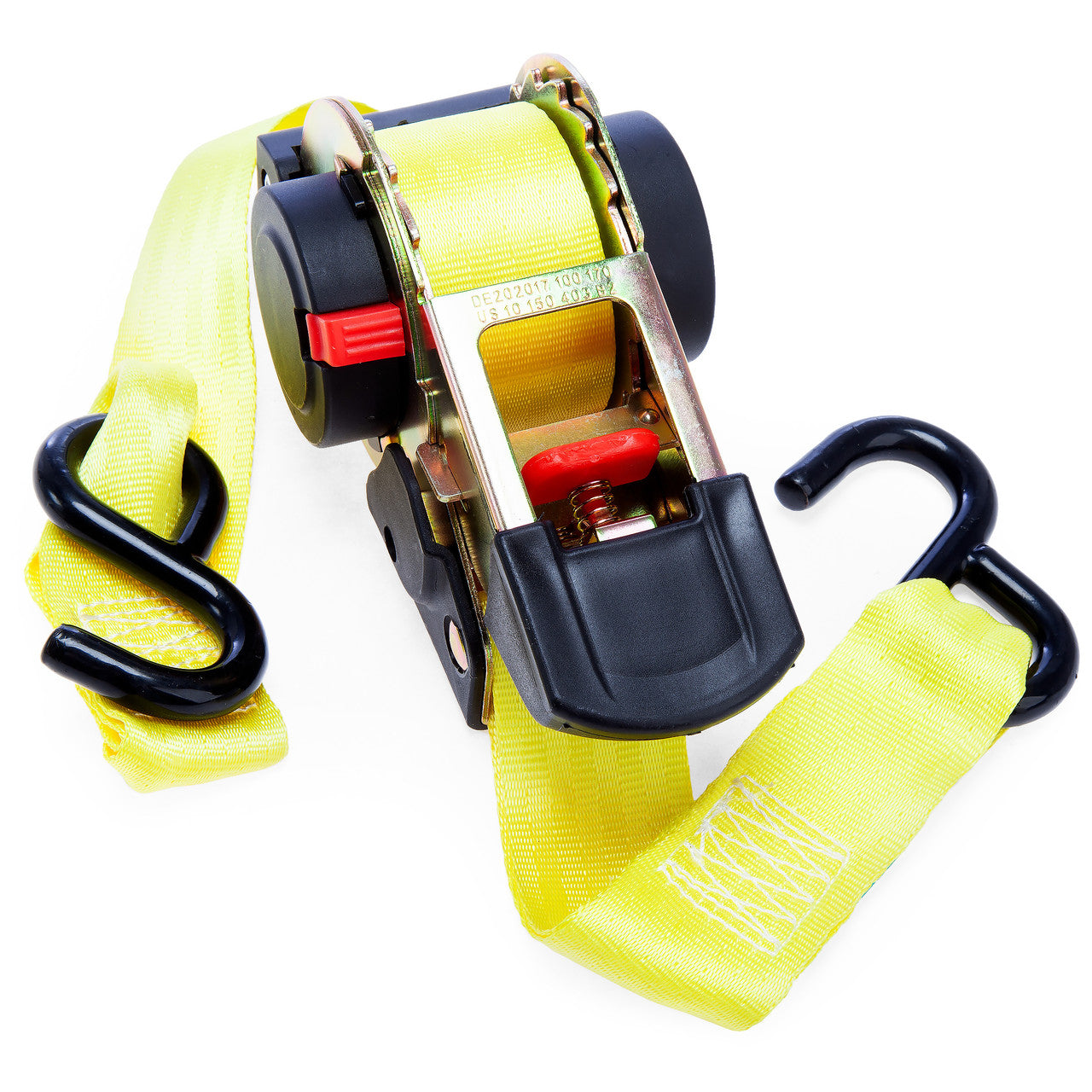 XTrade X0500009 Retractable Ratchet Strap with Hooks 38mm x 4.0m