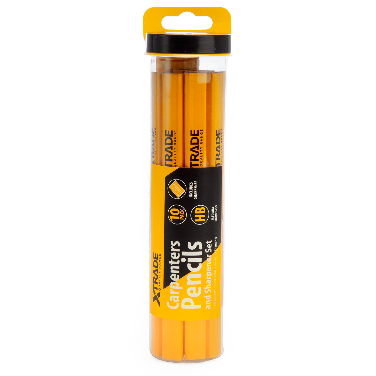 XTrade X0900240 Carpenters 10 Pencils and Sharpener Set 2