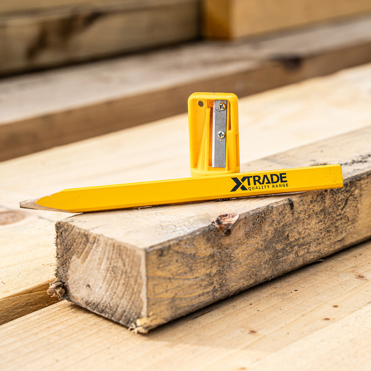 XTrade X0900240 Carpenters 10 Pencils and Sharpener Set 3