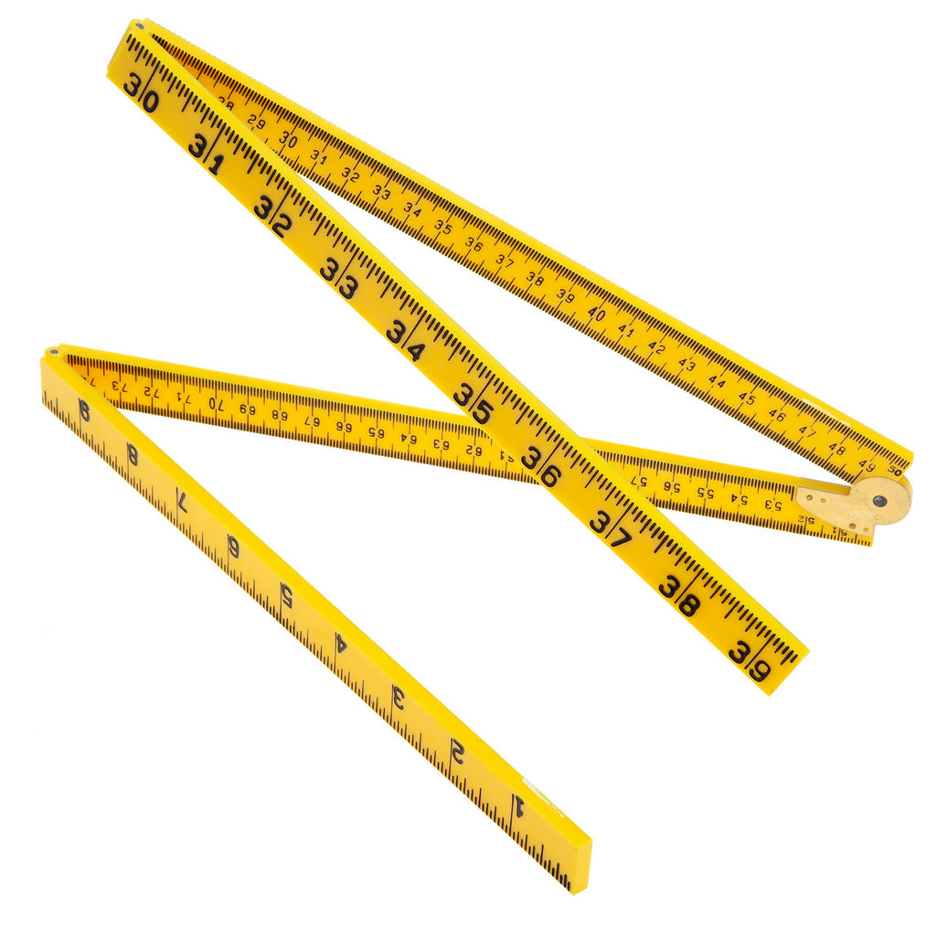 RST RSR473P Metric/Imperial Folding Plastic Rule (1 Metre)