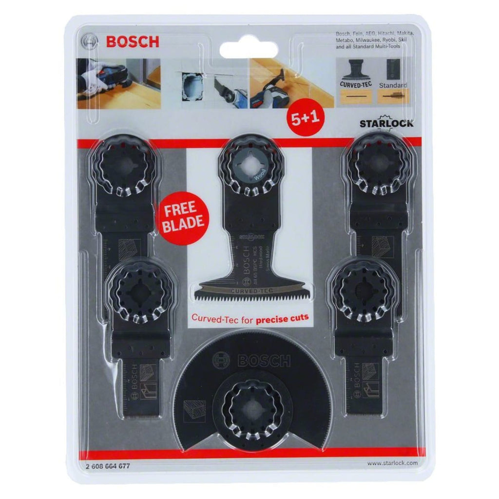 Bosch Starlock Wood & Metal Multi Tool Blade Set